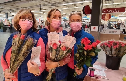 Durant deux samedis, les membres du club se mobilisent pour Octobre rose